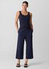Organic Cotton Stretch Rib Scoop Neck Tank