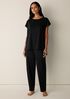 Organic Cotton Interlock Lantern Sleep Pant