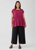 Fine Jersey Wide-Leg Pant