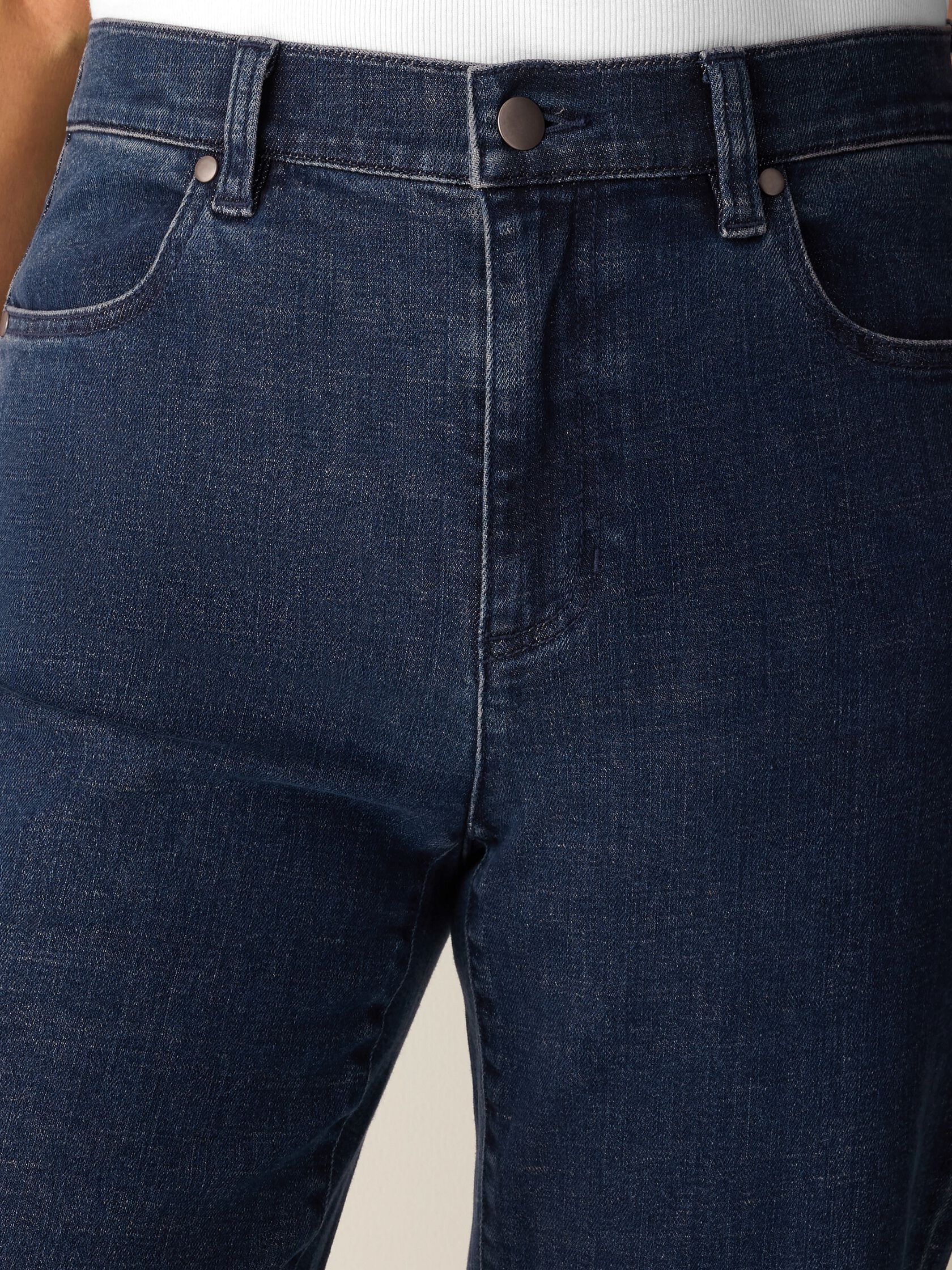 Cotton Stretch Denim Straight Jean