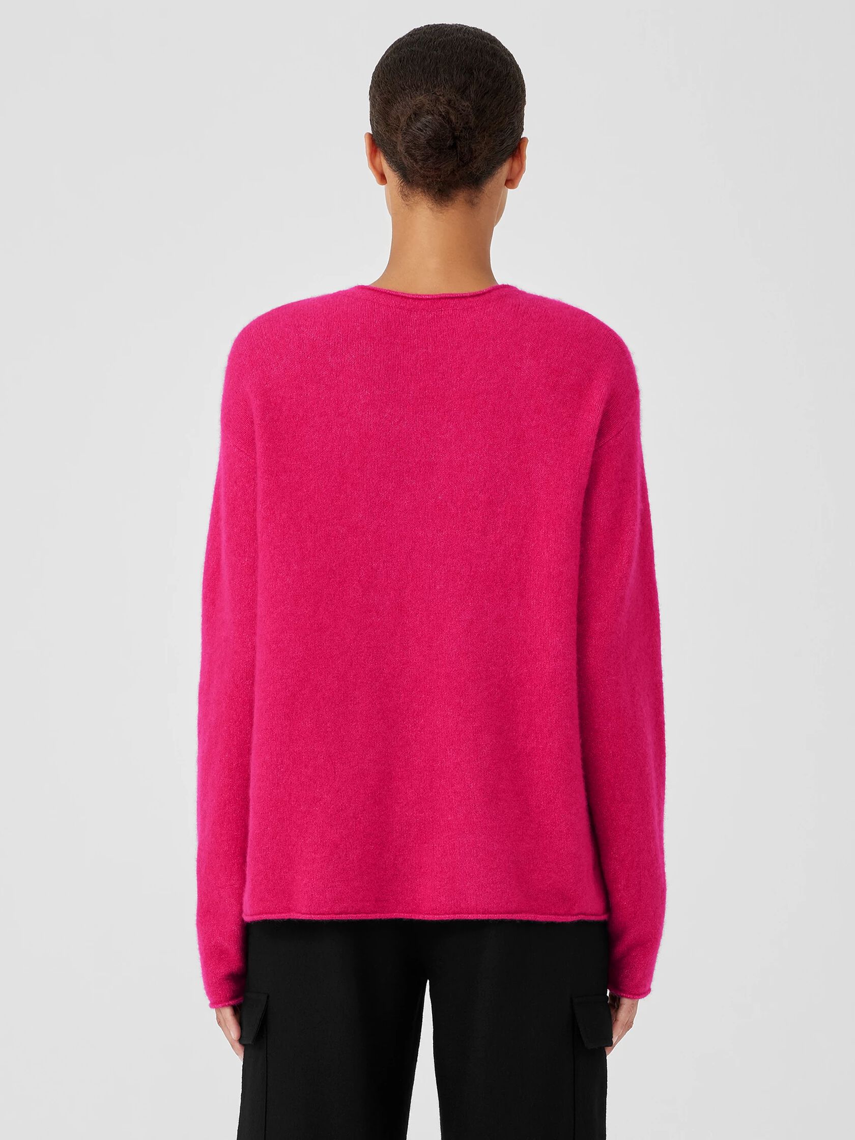 Cashmere Silk Bliss Crew Neck Top