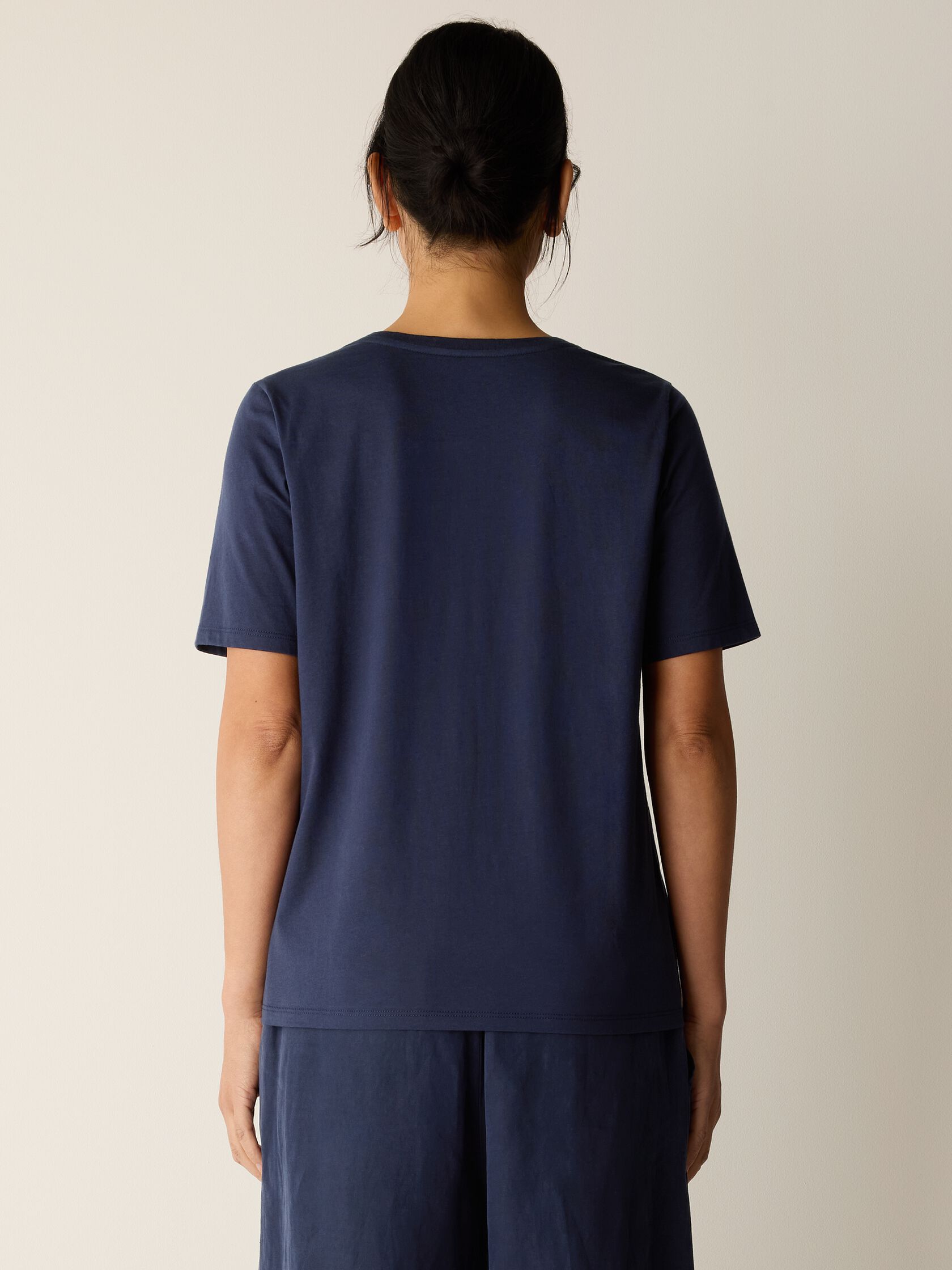 Organic Pima Cotton Jersey Round Neck Tee