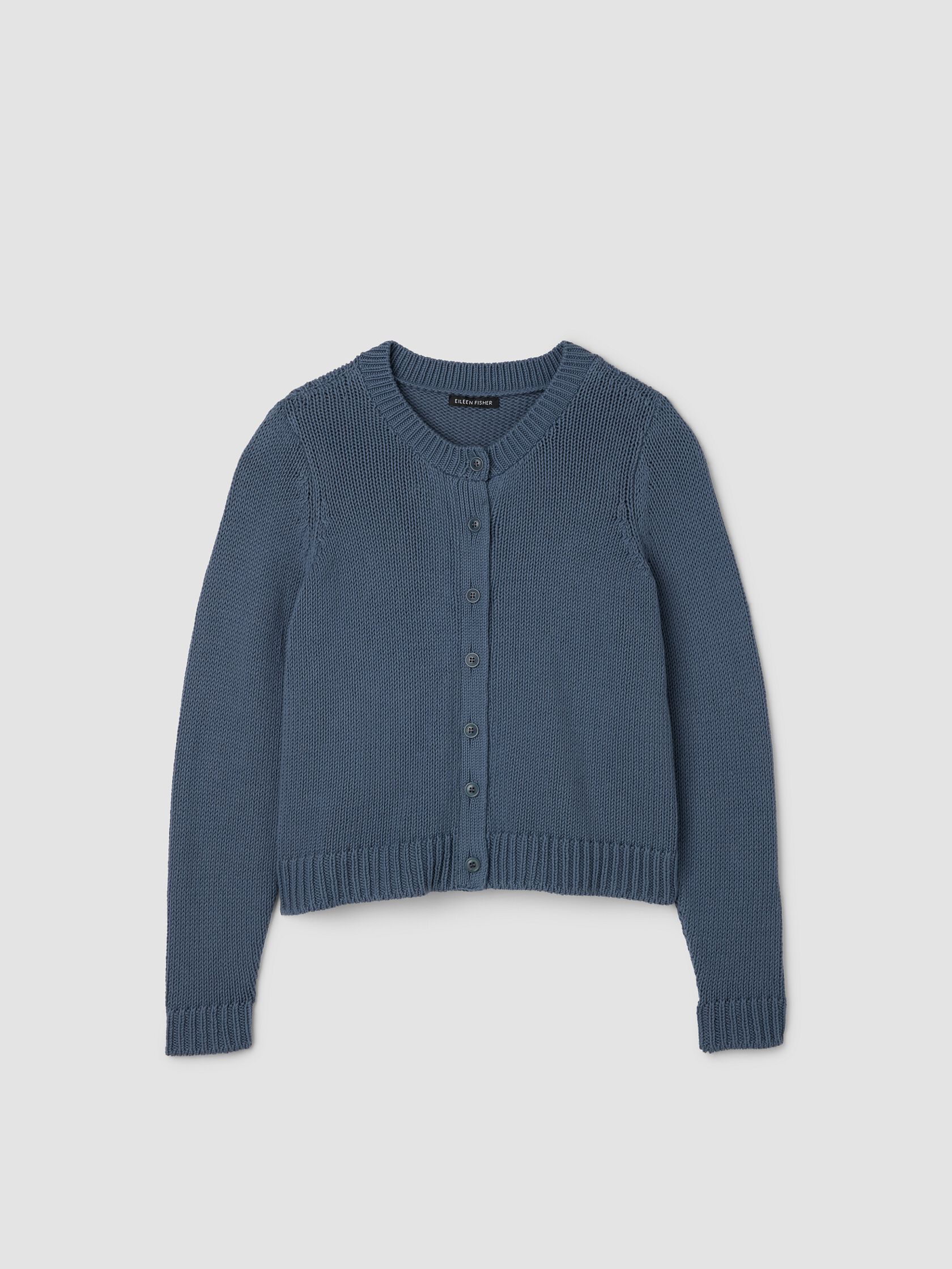 Peruvian Organic Cotton Cord Jersey Cardigan