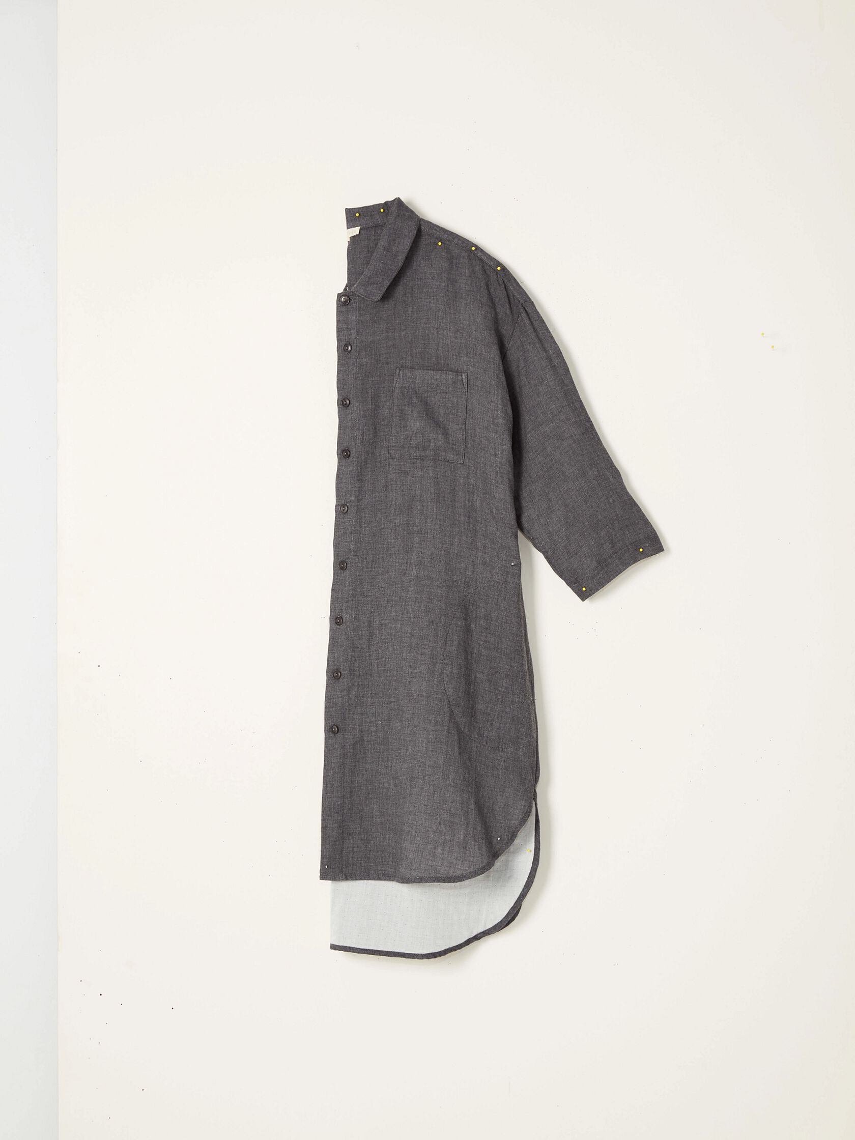 Organic Cotton Doubleweave Shirtdress
