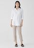 Washable Stretch Crepe Pant with Slits