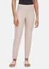 Washable Stretch Crepe Slim Pant