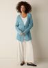 Peruvian Cotton Cloud V-Neck Cardigan