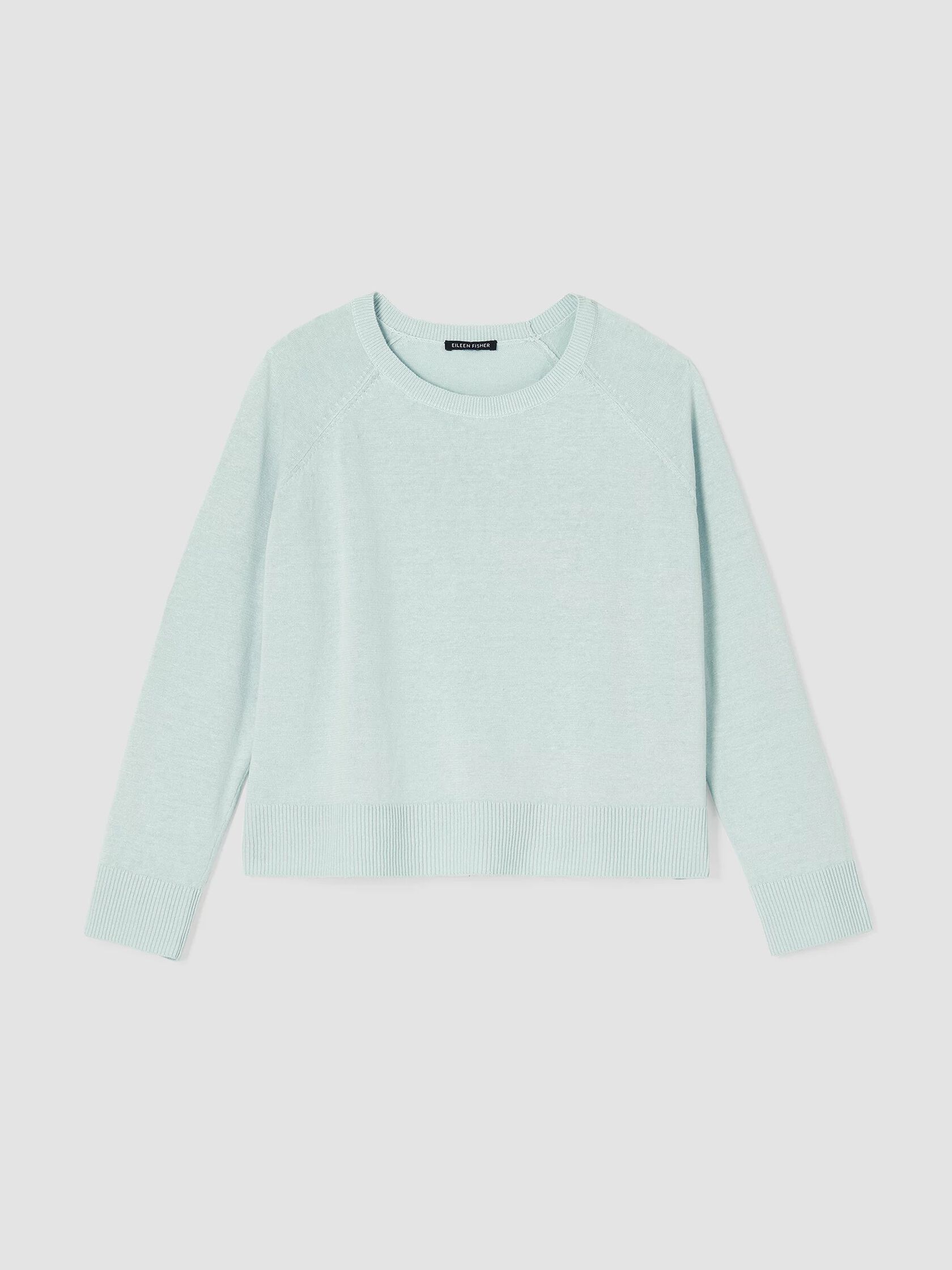 Organic Linen Cotton Raglan-Sleeve Top