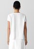 Organic Linen Cotton Jewel Neck Top