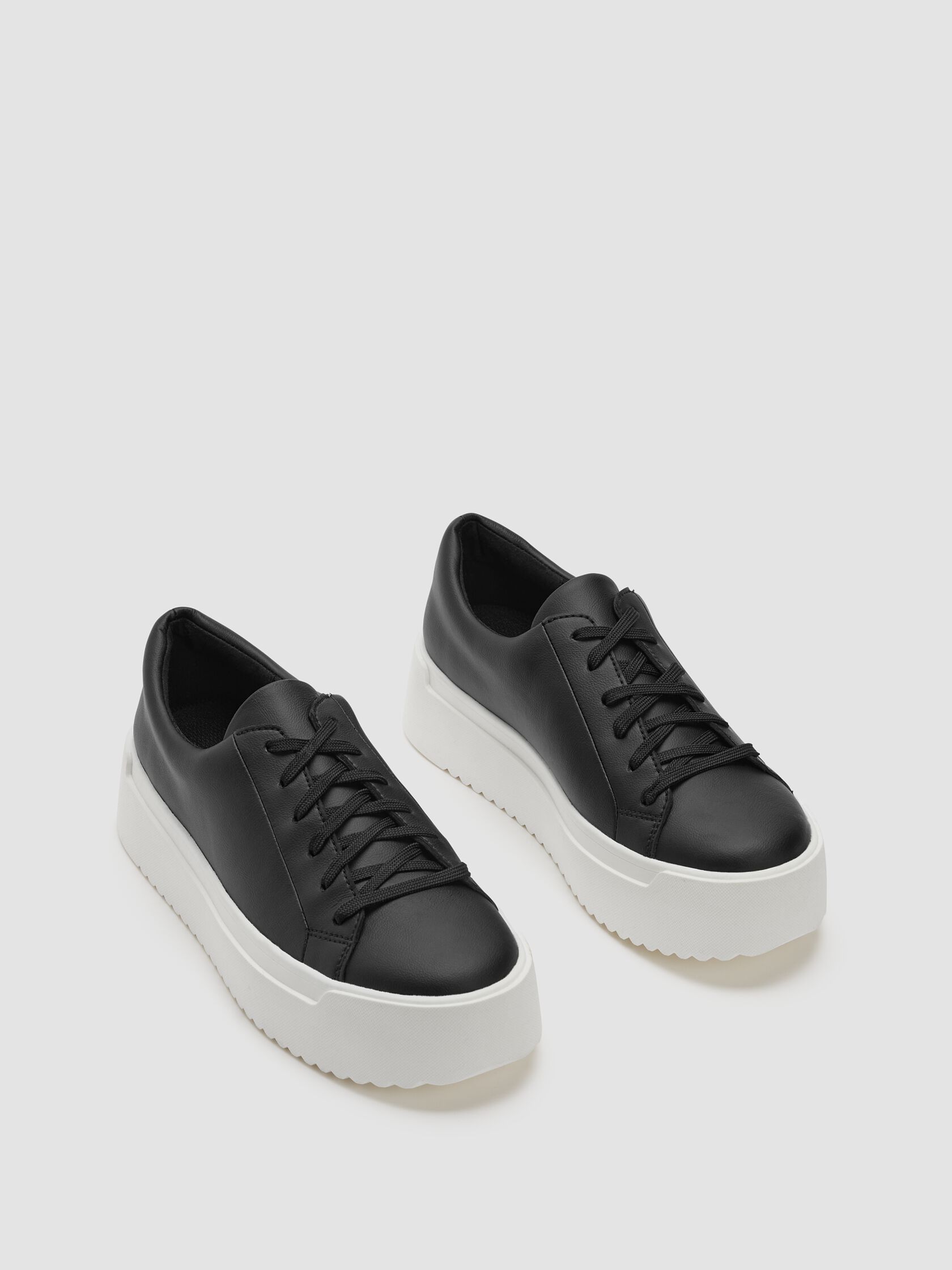Monde Leather Platform Sneaker