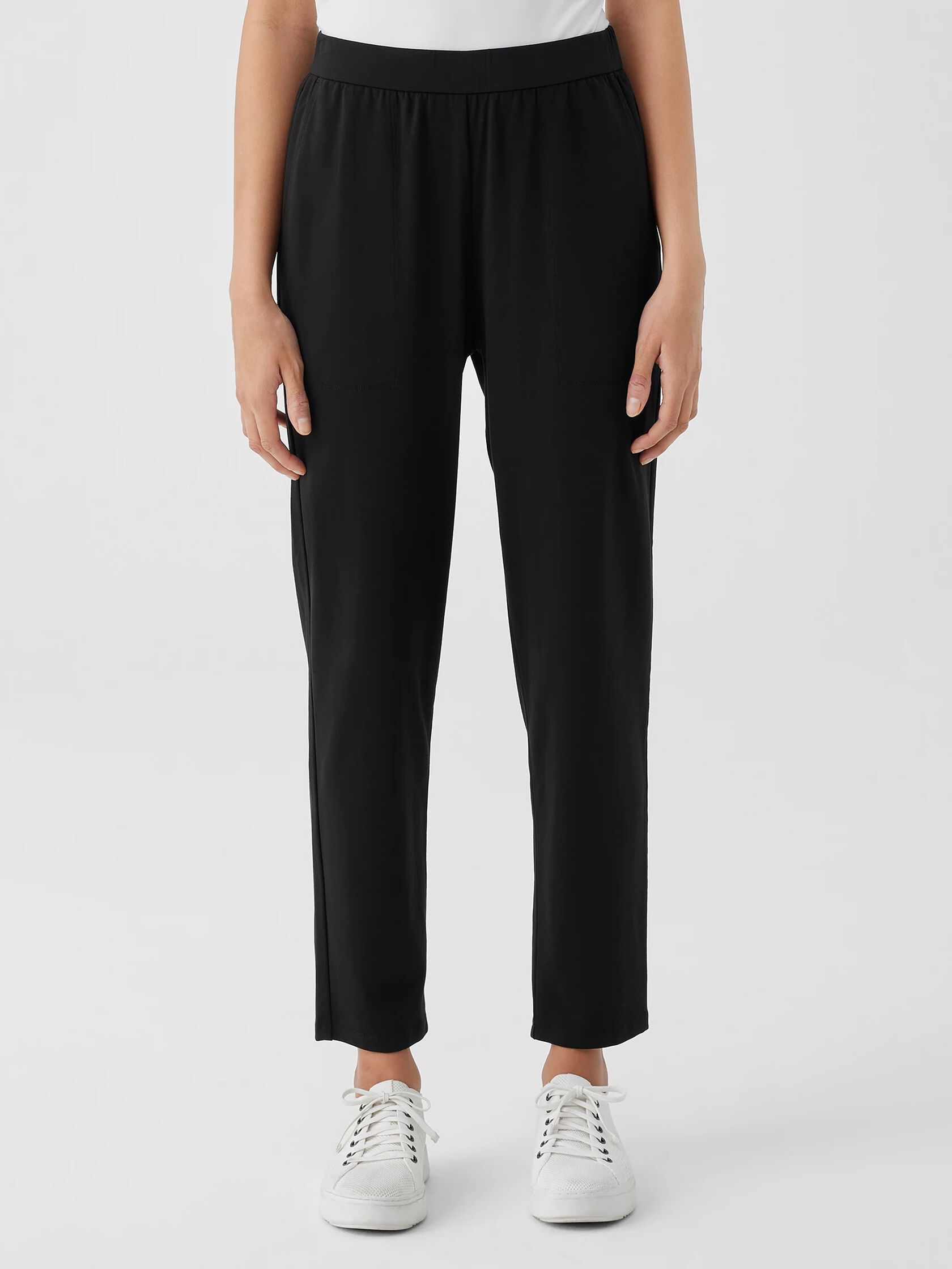 Pima Cotton Stretch Jersey Tapered Pant