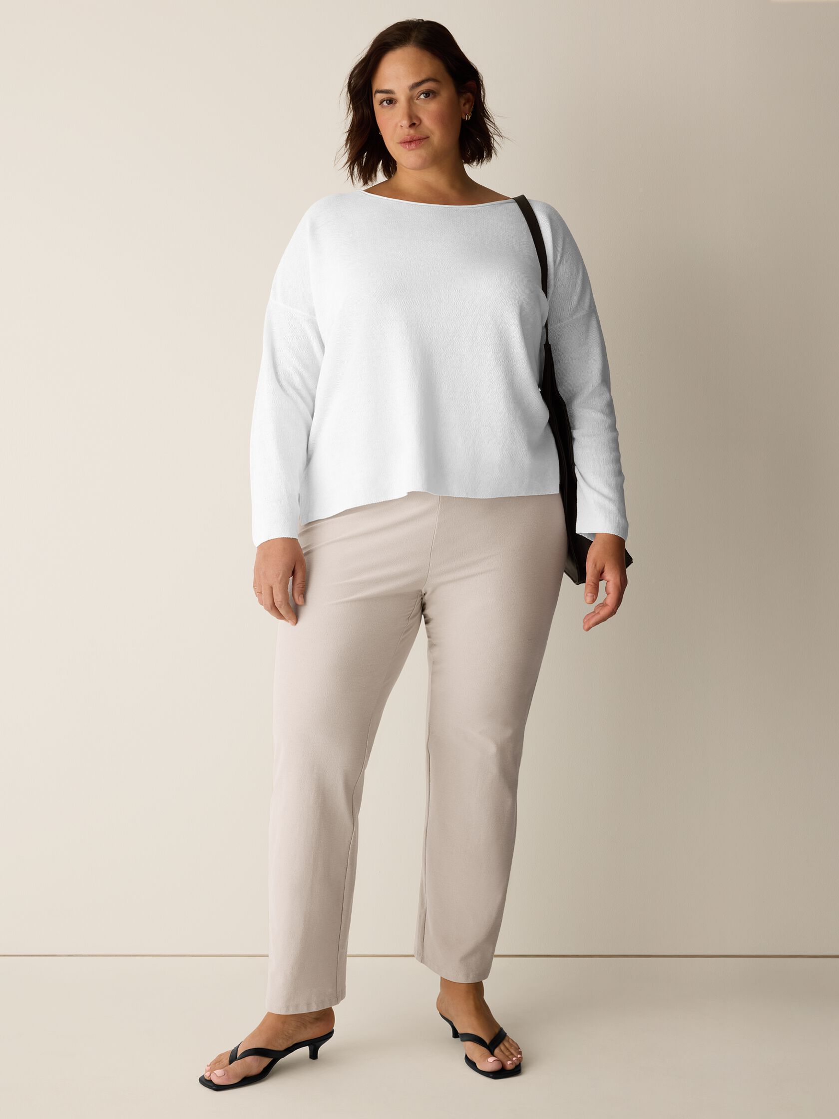 Washable Stretch Crepe Kick Pant