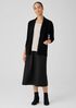 Italian Cashmere Notch Collar Cardigan