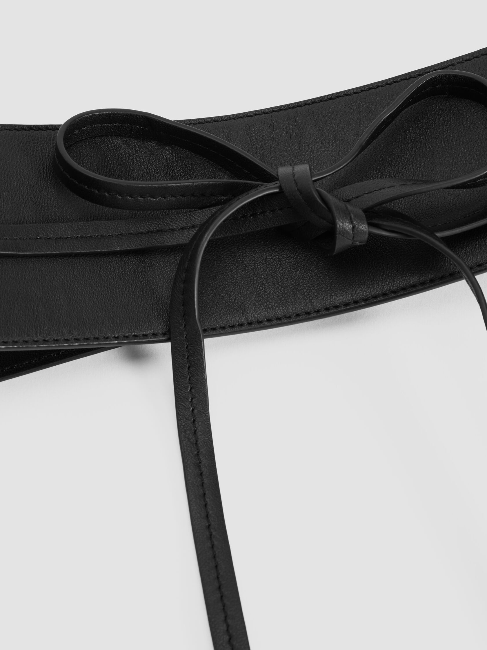 Buttery Leather Wrap Belt