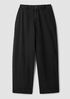 Cotton Stretch Denim Wide-Leg Trouser
