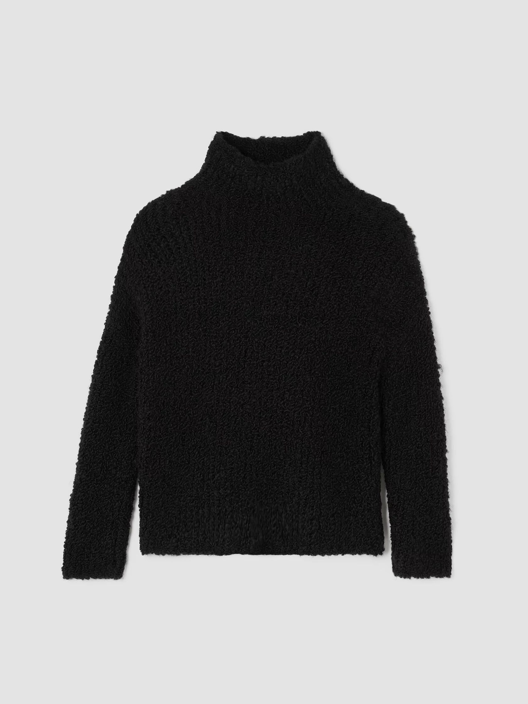 Peruvian Alpaca Loop Turtleneck Top