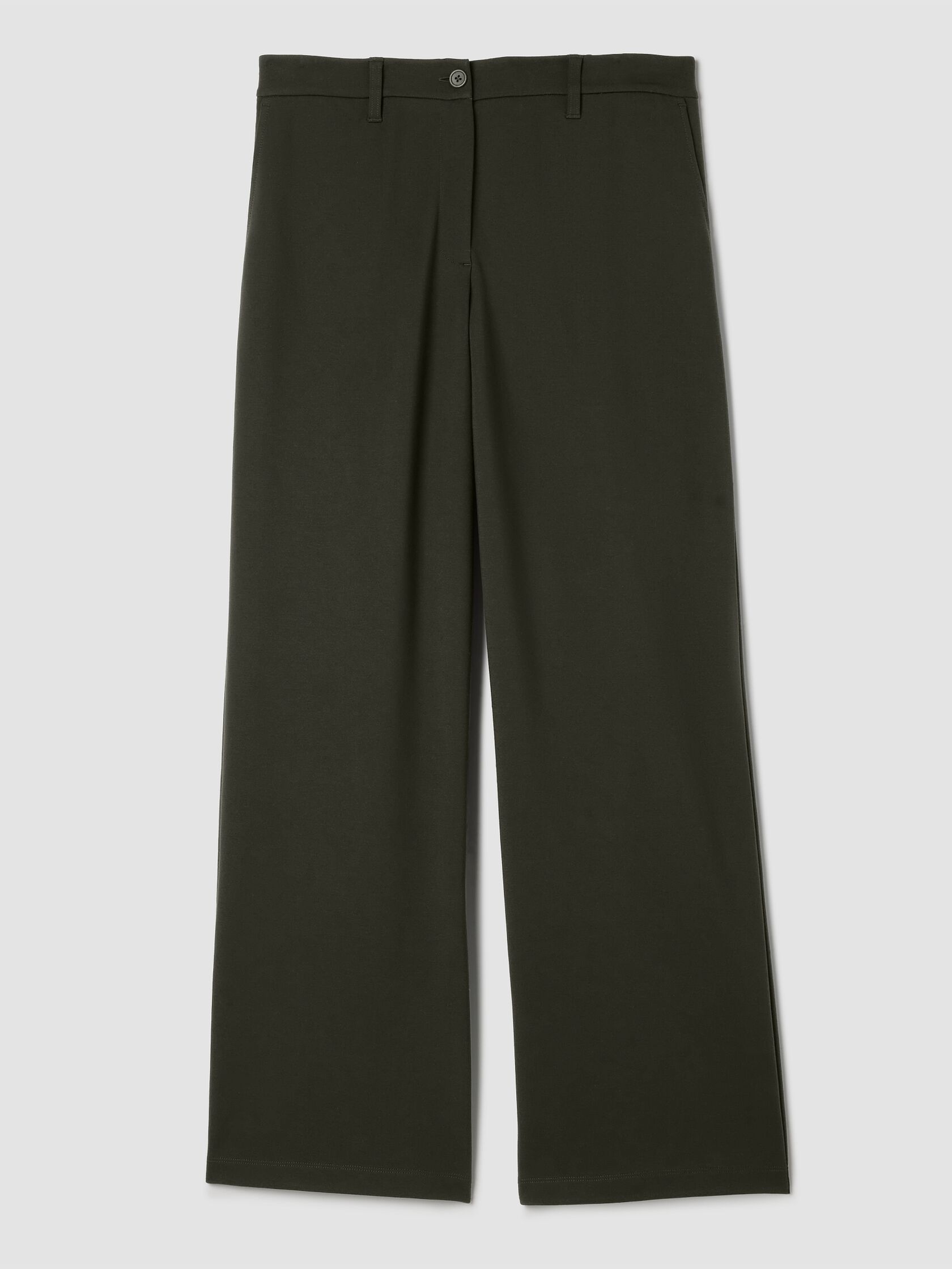 Washable Flex Ponte&nbsp;Wide Trouser Pant