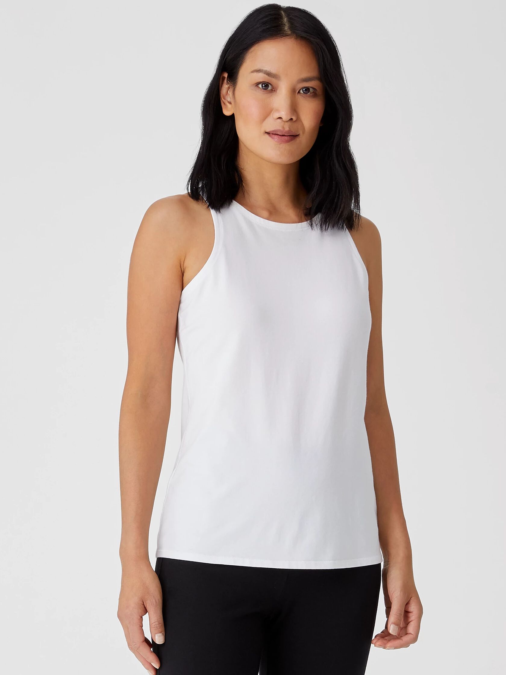 Traceable Organic Cotton Jersey Round Neck Tank