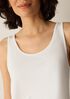 Stretch Silk Jersey Scoop Neck Tank