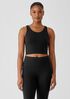 Pima Cotton Stretch Jersey Cropped Tank