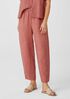 Washed Organic Linen Delave Lantern Pant