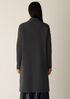 Recycled Wool Cashmere Notch Collar Cardigan
