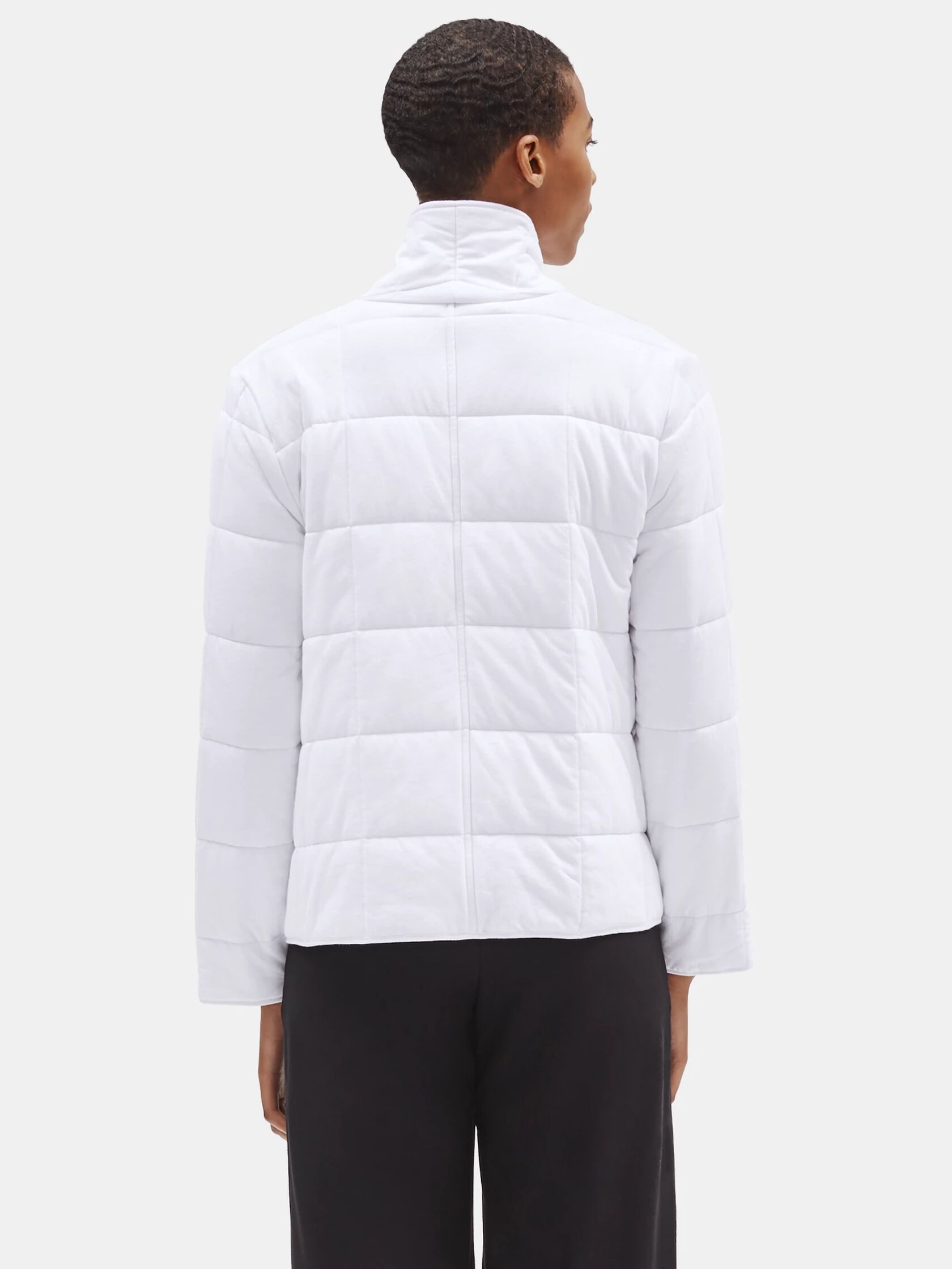 Quilted Organic Cotton Jersey Jacket EILEEN FISHER