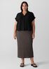 Bubble Jacquard Pencil Skirt