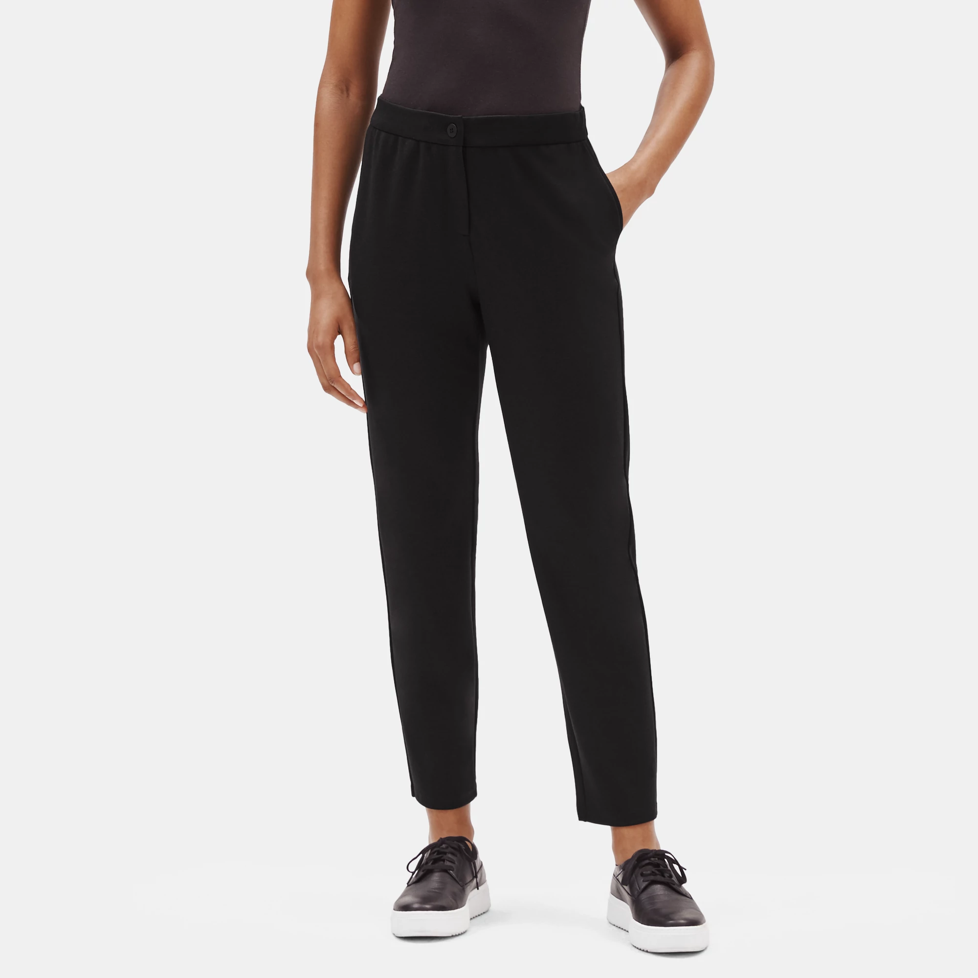 Flex Tencel Ponte Slouchy Pant | EILEEN 