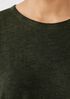 Organic Cotton Hazy Slub Crew Neck Tee