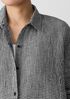 Puckered Organic Linen Classic Collar Shirt