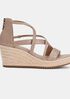 Wanda Metallic Suede Espadrille
