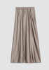 Stretch Silk Charmeuse Bias Skirt
