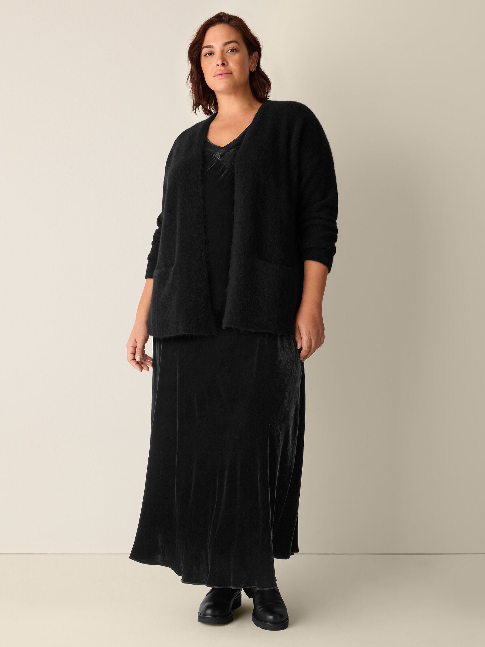 Cashmere Silk Boucle Bliss Cardigan