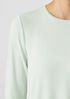 Fine Jersey Crew Neck Top