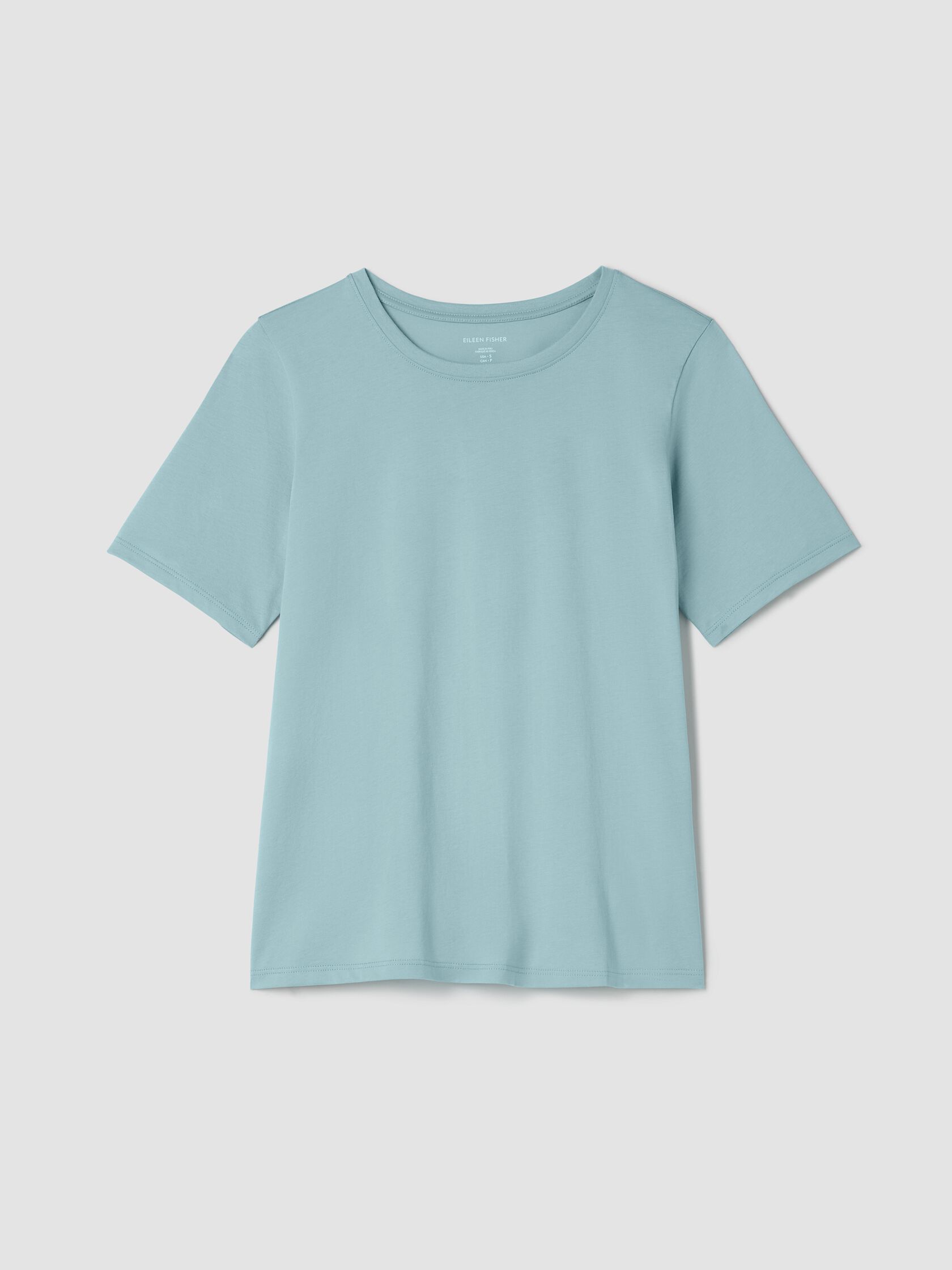 Organic Pima Cotton Jersey Round Neck Tee