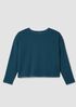 Cozy Brushed Terry Hug Round Neck Box-Top