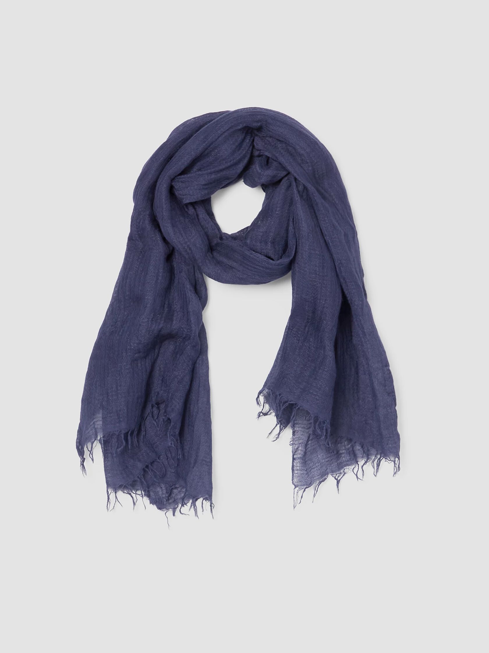 Mens Textured Stripe Cashmere Scarf