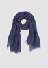 Textured Organic Linen Blend Scarf