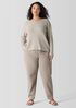 Peruvian Organic Cotton Crepe Crew Neck Top