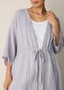 Striped Organic Cotton Gauze Caftan
