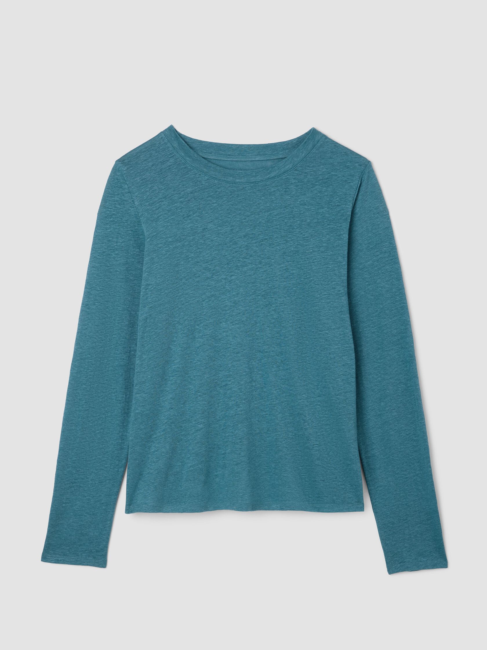 Organic Linen Jersey Long-Sleeve Tee