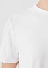 Organic Pima Cotton Interlock Mock Neck Tee