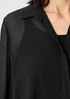 Sheer Silk Georgette Classic Collar Shirt