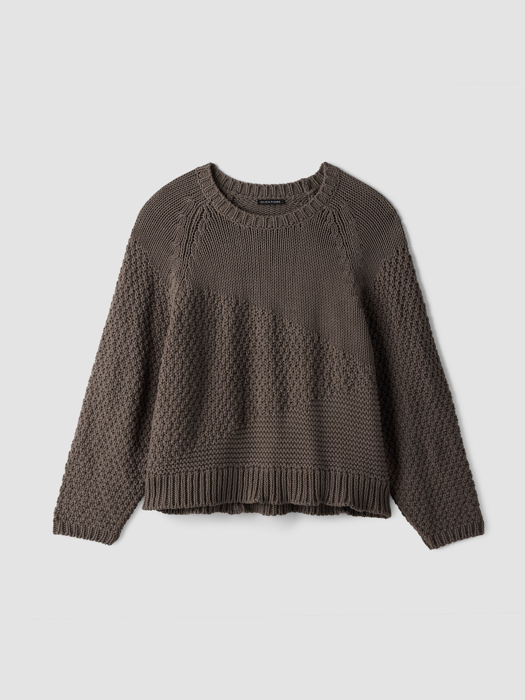 Peruvian Organic Cotton Cord Crew Neck Top