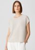 Organic Linen Cotton Twist Square Top