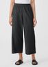 Airy Organic Cotton Twill Wide-Leg Pant