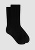 Ribbed Knit Trouser Sock