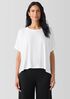 Fine Jersey Crew Neck Box-Top