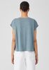 Organic Linen Jersey V-Neck Tee
